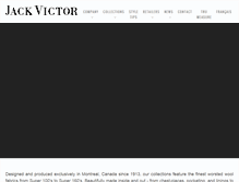 Tablet Screenshot of jackvictor.com